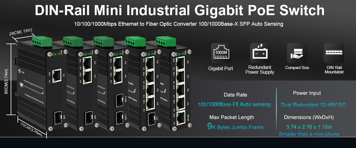 Calidad Interruptor industrial del PoE fábrica