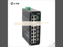 Commutador Ethernet administrado por SFP de 4 puertos