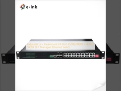 Commutador de Ethernet administrado por SFP con 24 puertos 10/100/1000T + 4 puertos 1000X