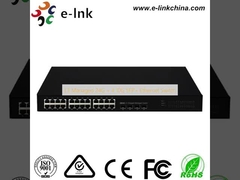 Switch Ethernet L3 gestionado de 24G + 4 10G SFP+