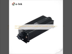 Extensor PoE industrial de Gigabit resistente al agua IP67 (1 x entrada 1 x salida)
