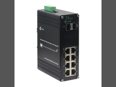 Interruptor Ethernet administrado por L2+ industrial de 8 puertos 10/100/1000T + 2 puertos 1000X SFP