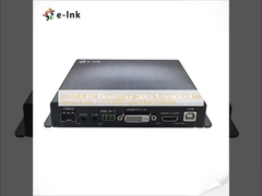1Ch 1080P DVI + 1Ch USB KVM + 1Ch RS232 + 1Ch Audio Estéreo Bidireccional + 1Ch GPIO sobre Extensor de Fibra