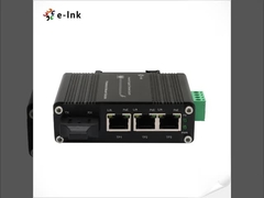 Mini Industrial 3-Port 10/100/1000T 802.3at PoE + 1-Port 1000X SC Ethernet Switch con entrada de 12 ~ 48VDC