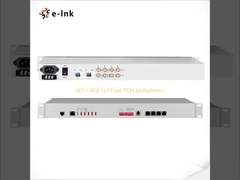 Multiplexor PDH 4E1 + 4GE 1+1 Fibra