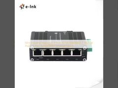 Mini Industrial Gestionado 4 puertos 10/100/1000BASE-T 802.3at PoE + 1 puerto 10/100/1000T Ethernet Switch