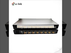 8Ch 3G-SDI + 1Ch 10G Ethernet a través del extensor de fibra