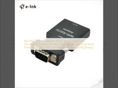 Mini adaptador RS232 a Wifi, Extensor inalámbrico RS232, Transmisión transparente, Adaptador Wifi-RS232, Sin controlador, Protocolo Telnet, Convertidor RS232 a Wifi para configuración/prueba remota