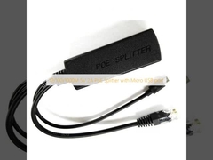 10/100/1000M 5V 2A PoE Splitter con puerto Micro USB