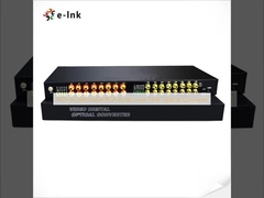 audio RCA bidireccional 16Ch sobre el convertidor óptico de la fibra