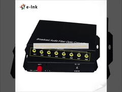 audio RCA 8Ch sobre el convertidor óptico de la fibra