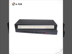 Multiplexor Telefónico de 16 Canales POTS (FXO/FXS) sobre Fibra Óptica