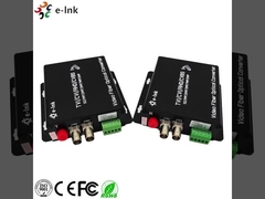 2Ch 5MP HD-Video 4 en 1 Conversor de Fibra de Video Soporte 5MP 4MP 3MP 1080P 720P cámara