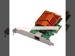 Adaptador de red Ethernet PCIe x4 de puerto único RJ45 10G