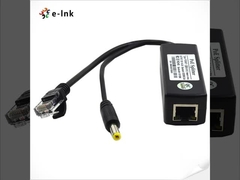 12V PoE Splitter admite el estándar internacional IEEE802.3 af ((15.4W)