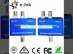 Multiplexor coaxial 2 CH CVI/AHD/TVI HD