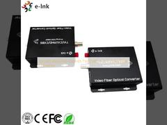 Convertidor de fibra óptica de video 4 en 1, 1Ch HD-AHD/HD-CVI/HD-TVI/CVBS