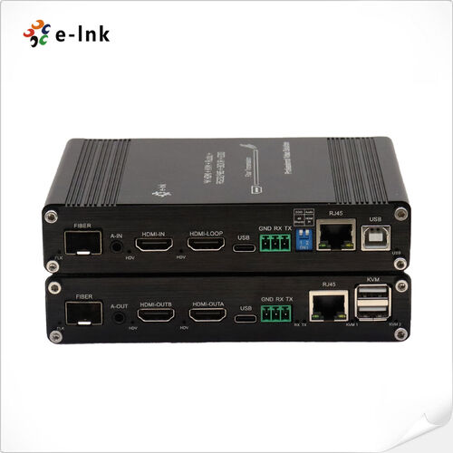 Latest company news about Redefiniendo los límites visuales | E-link China lanza el extensor de fibra KVM HDMI todo en uno 4K 60Hz