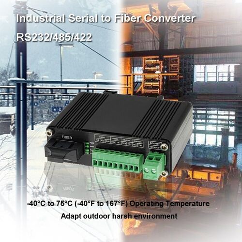 Latest company news about Gran módem de fibra óptica industrial para transmisión en serie estable a larga distancia