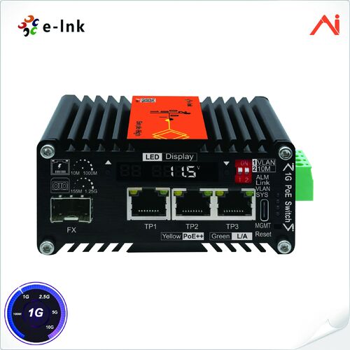Latest company news about E-link presenta la nueva serie de interruptores industriales PoE++ gestionados por inteligencia artificial de 30W, 60W y 90W