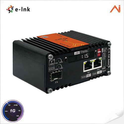Latest company news about E-link Debuta el Primer Convertidor de Medios de Fibra Industrial PoE++ Inteligente Gestionado con IA de 90W del Mundo con Potenciador de Voltaje
