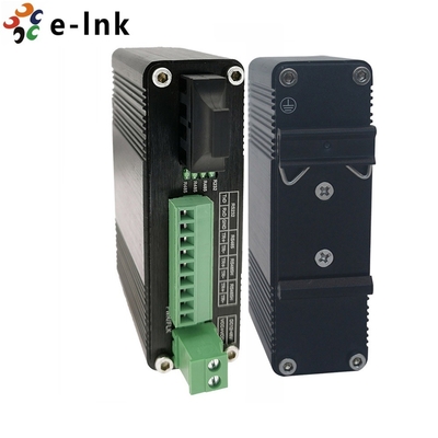 Industrial serial RS232 RS485 RS422 SC Fiber Media Converter Módem Modo único 20KM