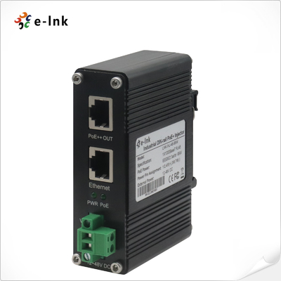 Adaptador de inyector de PoE al por mayor 95W 802.3bt 1000M Din Rail Gigabit Inyector de energía 48V DC