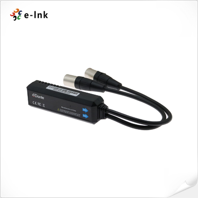 Venta al por mayor Dante 2Ch salida analógica Dongle Convertidor Adaptador de audio