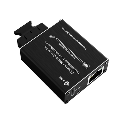 Micro tipo 10/100/1000Base-Tx a 100/1000Base-Fx Ethernet Convertidor de medios