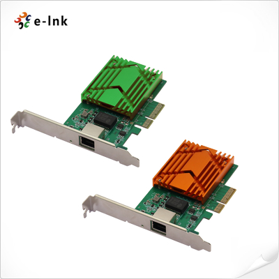 Adaptador de red Ethernet PCIe x4 de puerto único RJ45 10G