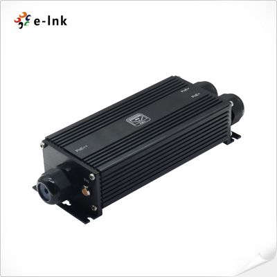 Extensor PoE industrial Gigabit IP67 a prueba de agua (1 x entrada 2 x salida)