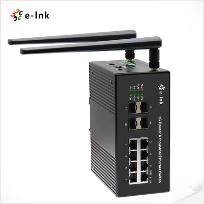 Enrutador 5G y conmutador Ethernet industrial