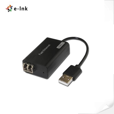 Convertidor de medios de Ethernet de fibra de SFP de puerto único USB3.0 a Gigabit