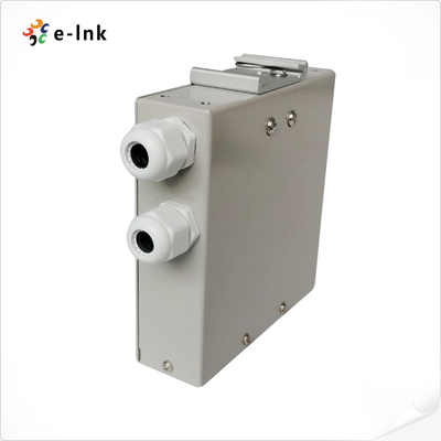 Caja de empalme de la fibra del Dinar-carril de 6 puertos
