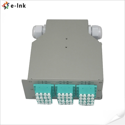 Panel de parches de fibra de montaje de cuadrilátero de 12LC