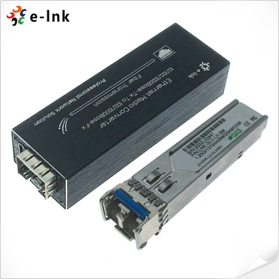 Mini 10/100/1000BASE-T micro al convertidor de los medios de 100/1000BASE-X SFP