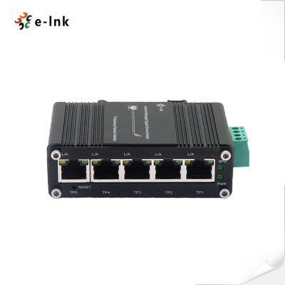 Interruptor de Ethernet Gigabit de 5 puertos mini industrial gestionado