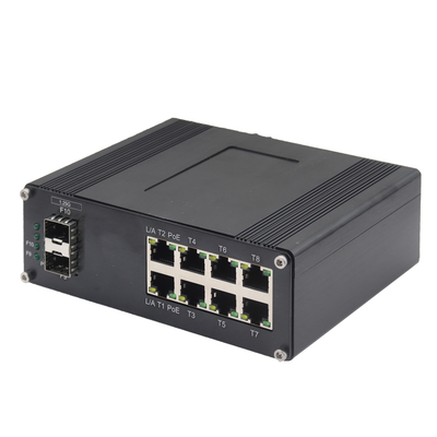 Interruptor de Ethernet del acuerdo de Mini Industrial 10-Port 10/100/1000T