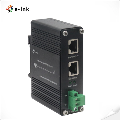 Inyector industrial Gigabit 100W 802.3bt PoE++ (12~48VDC)