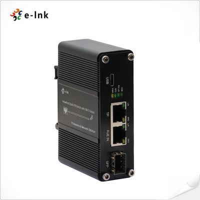 Mini Industrial Gigabit Ethernet PD Switch con salida tipo C