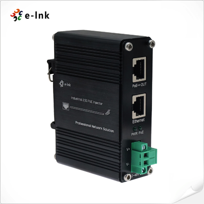 Inyector PoE++ industrial de 2.5G 95W 802.3bt (12~48VDC)