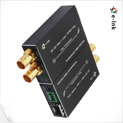 Mini 12G-SDI a convertidor de fibra con Tally y RS485