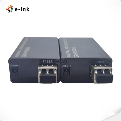 Mini convertidor de fibra de 24G-SDI a fibra de 24G-SDI con fibra de 2*LC