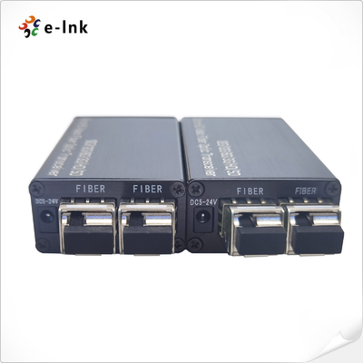 Mini 24G-SDI a convertidor de fibra con 2 x 12G-SDI 1*LC de fibra