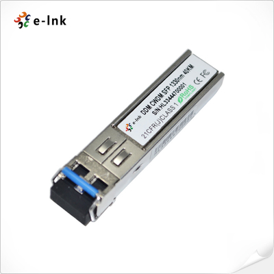 3G-SDI CWDM 1270~1610nm 40km Vídeo digital SFP Transceptor óptico (MSA)