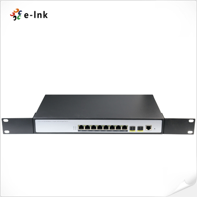 Switch Ethernet gestionado L2+ de 8 puertos 10/100/1000T + 2 puertos 100/1000X SFP