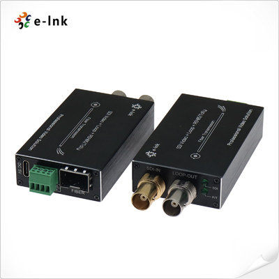 Convertidor 3G-SDI de tipo mini a fibra con Tally y RS485 inverso