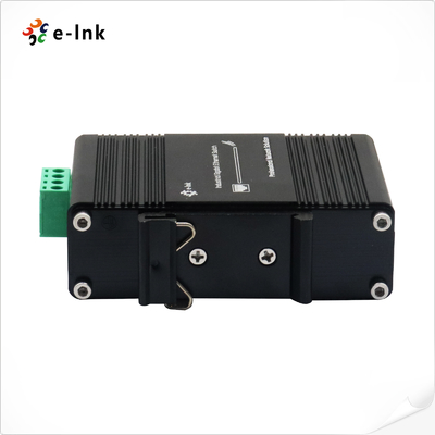 Mini Industrial 1 puerto 100/1000X SFP a 1 puerto 10/100/1000T 90W PoE++ Convertidor de medios