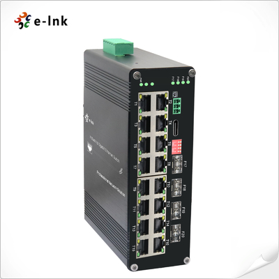 Commutador Ethernet administrado por SFP de 4 puertos