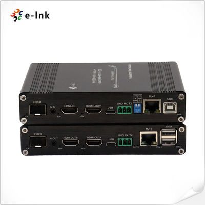 Extensor KVM de Fibra Óptica HDMI 4K 60Hz Multifuncional